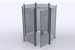 Ny skyddsbur f�r spiraltrappa