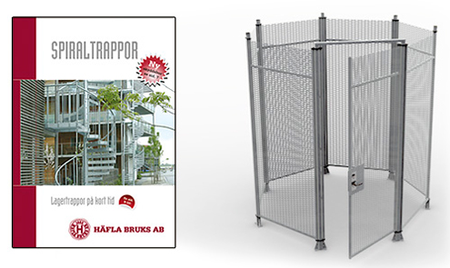 Spiraltrappor f�r utomhusbruk