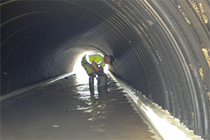 Betongfundament vid Vevlinge