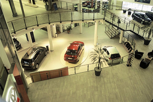 Bilhall för Audi etapp 1-3