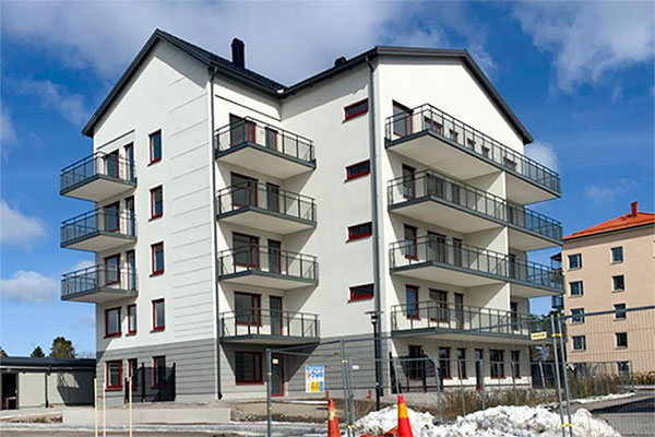 Lägenhetsbygge i Klackskär