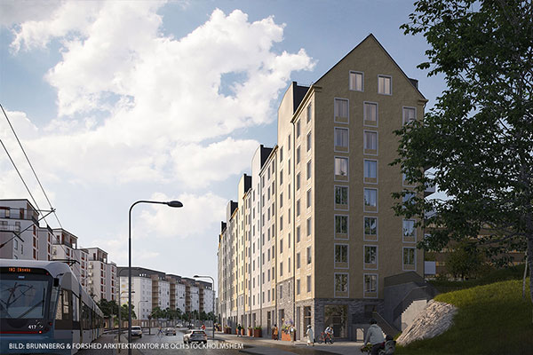 Projekt Utombordaren – 166 bostäder , Stockholmshem