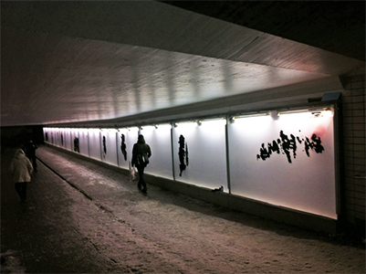 Gångtunnel Täby