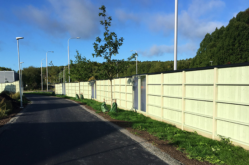 Bullerplank i Järfälla, Stockholm