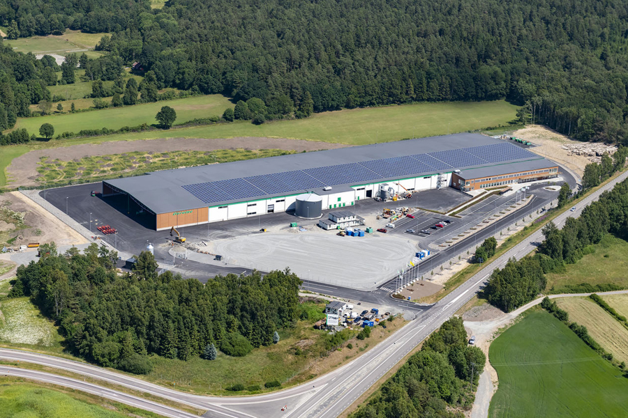 Nybyggnad av husfabrik i Varberg