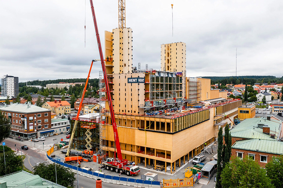 Världsunika kulturhuset i Skellefteå