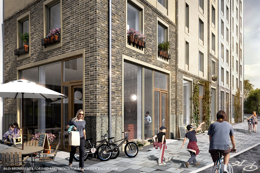 Projekt Utombordaren – 166 bostäder , Stockholmshem