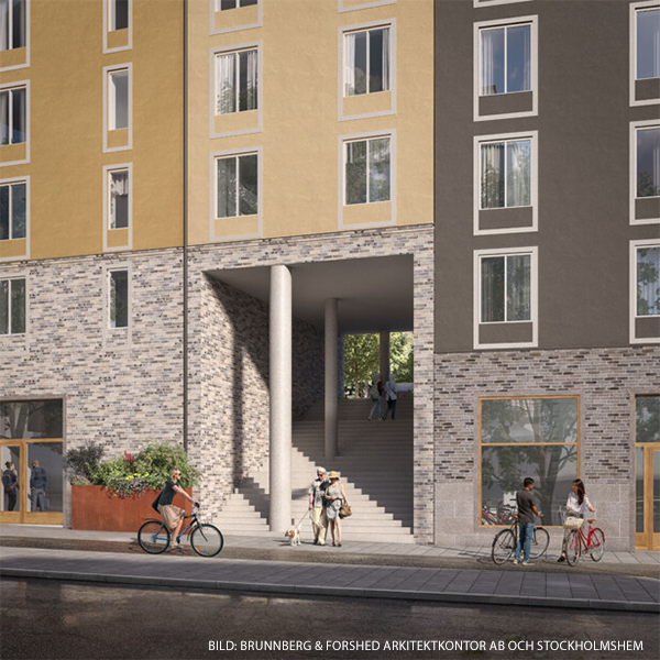 Projekt Utombordaren – 166 bostäder , Stockholmshem