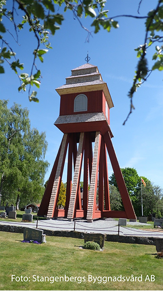 Klockstapel till Hagshult kyrka i Småland
