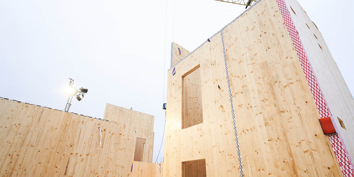Bygg mer i trä och sänk byggbranschens klimatpåverkan
