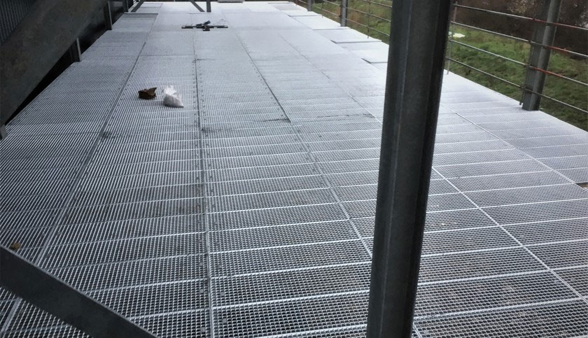 Heathrow Park gångbrygga för underhåll