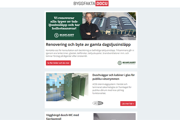 Renovering och byte av gamla dagsljusinsläpp, Minimalistiska skjutdörrsbeslag, Siedle IQ ger nytt liv åt redan befintliga system, Renrumssystem för elekroniktillverkning