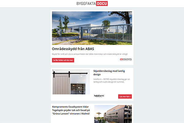 Områdesskydd från ABAS, Skjutdörrsbeslag med lantlig design, Paint Professional byter ansikte! Wallsystems - skärmväggssystem, SX in the City