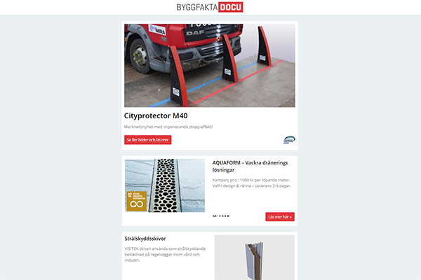 Cityprotector M40, AQUAFORM – Vackra dränerings lösningar, Oso relanserar och förbättrar produktserier, ZARGES LiftMaster – personliften utan el eller batterier