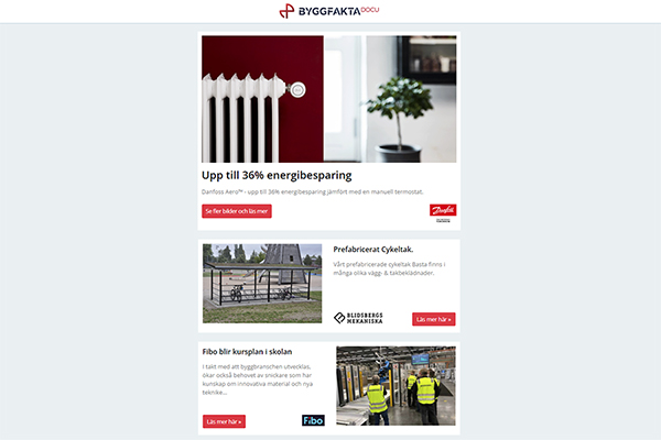 Upp till 36% energibesparing | Prefabricerat Cykeltak | Fibo blir kursplan i skolan | Hög och jämn kvalitet med NB Perfect-brunnen | En cool nyhet – Graphite Blackline Edition