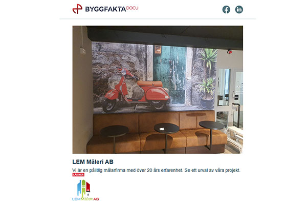 Referensprojekt från ByggfaktaDOCU