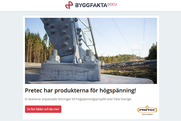 Pretec har produkterna för högspänning! | Optimala val görs vid tidig involvering | Ny fasadbeklädnad inspirerad av nordisk natur | Hur installerar du en Gorter® taklucka?