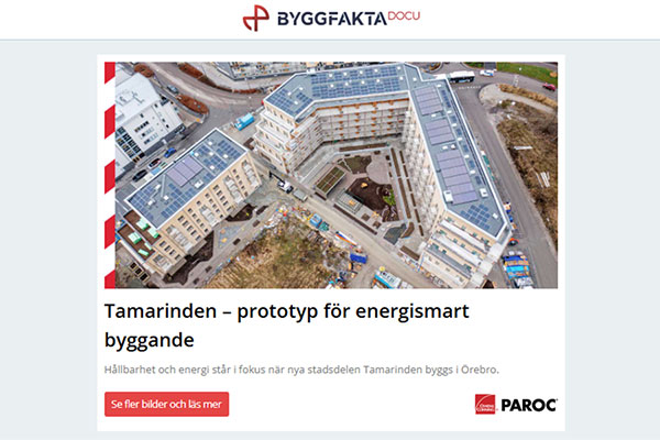 Tamarinden – prototyp för energismart byggande | Trygg utrymning i en digital värld | Eatons ljusbågsdetektor förhindrar elbränder | Bygg bort fukt, lukt och radon
