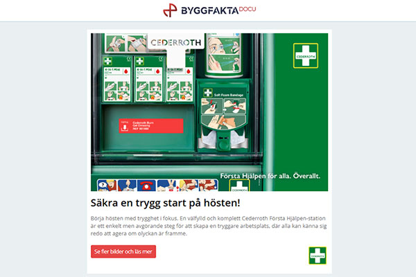 Säkra en trygg start på hösten! | Smart, smartare, smartast och ekonomisk? | Nu lanserar vi Fire Protect – Vårt nya system för passivt brandskydd | Gratis inspirationsbok om fasader
