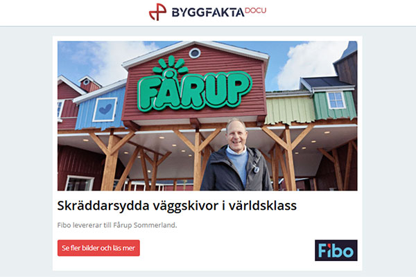 Skräddarsydda väggskivor i världsklass | Snabbare fasadisolering med ZEROfix | Smarta Eldstäder för Både Hem och Offentliga Miljöer | Layher Allround – ingenjörskonst på högsta nivå