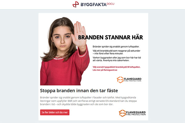 Stoppa branden innan den tar fäste | Ny vindskyddsskiva liten och nätt i formatet med not/spont | Nya sorteringslagen - Källsortera smart! | Laddskåp/förvaringsskåp