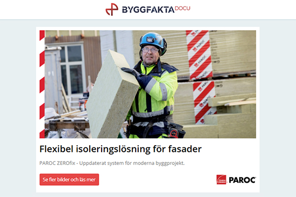 Flexibel isoleringslösning för fasader | Stilrent snöglidhinder för klicktak | Byggmaterialdagen 2025 | Staketsystem / Bullerplank Verti-Crete | Sänk energiförbrukningen i värme- och kylsystem