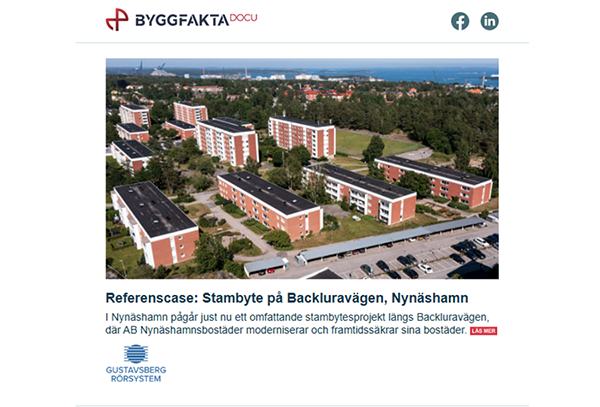 Referensprojekt från ByggfaktaDOCU