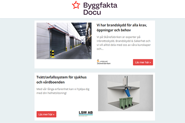 Vi har brandskydd för alla krav, öppningar och behov | Tvätt/avfallssystem för sjukhus och vårdboenden | Smarta mätare för framtidens fastigheter | Dubbelladdare för publik parkering