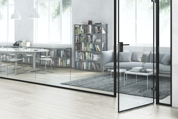 Invitrea Room – Glasväggar och dörrar för interiöra miljöer