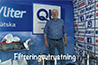 21 QTF egenutvecklade maskiner: Filtreringsutrustning