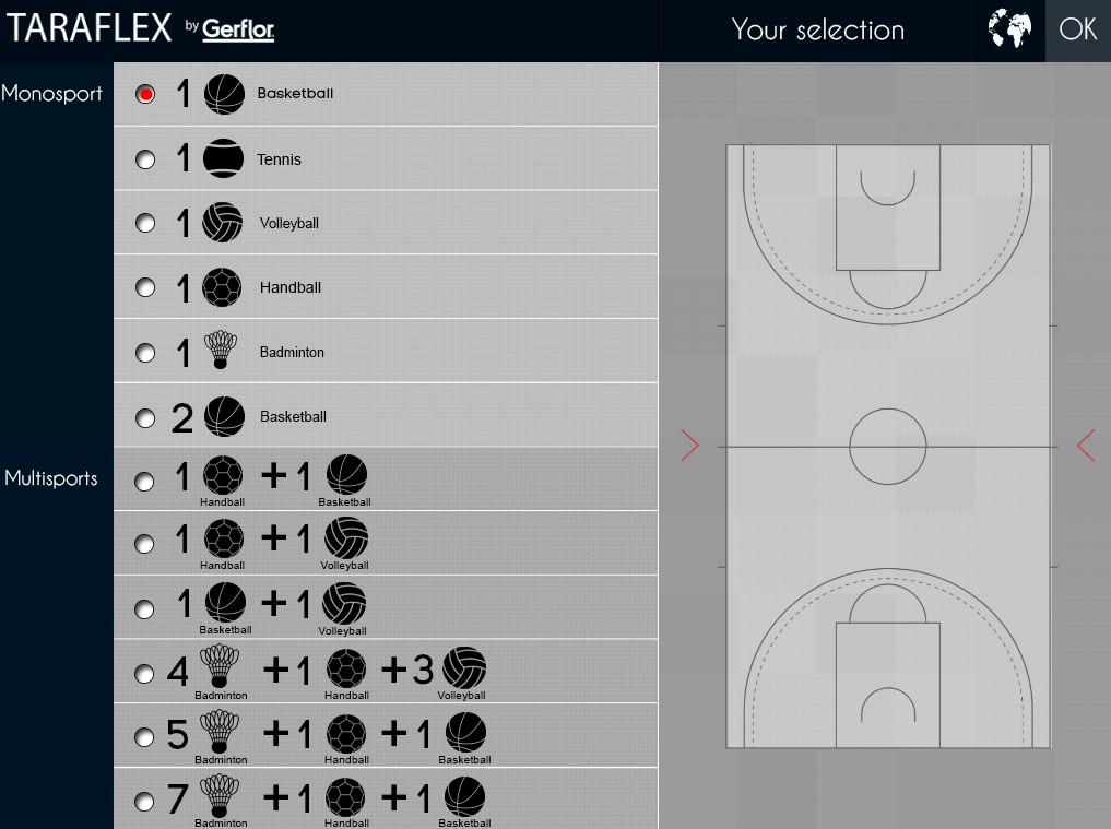 3D Sport Court Designer