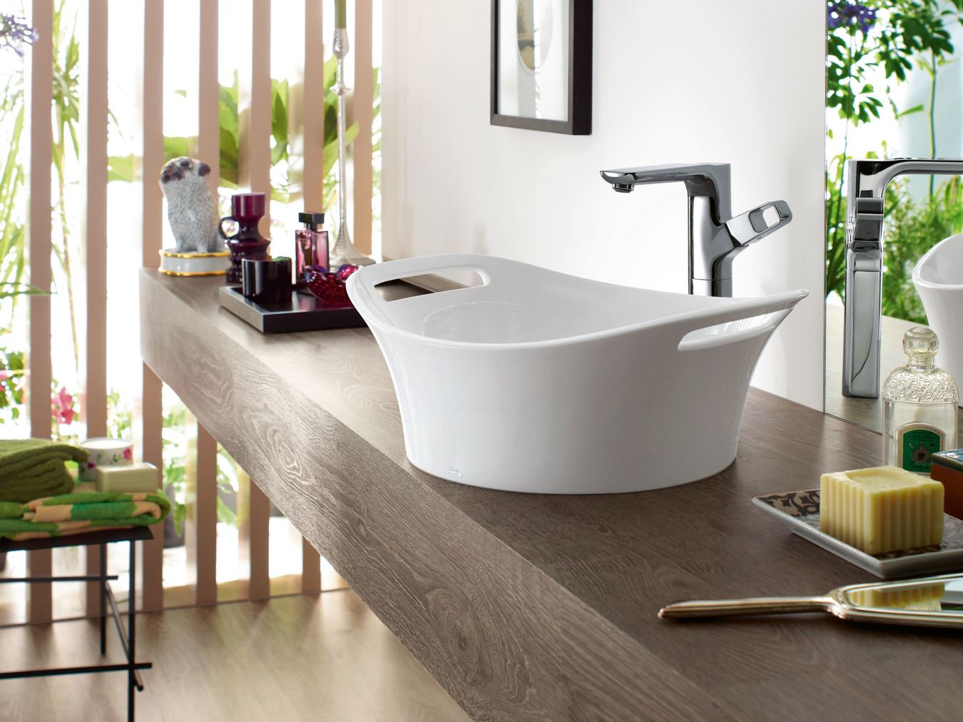 Axor wash basins and bath tubs