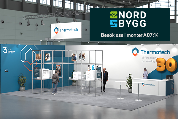 Besök Thermotech på Nordbygg i monter A07:14