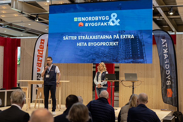 Byggfakta och Nordbygg serverade fyra heta projekt