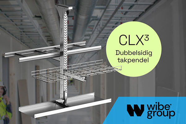CLX3 får ny dubbelsidig takpendel – fler möjligheter och snabbare installation