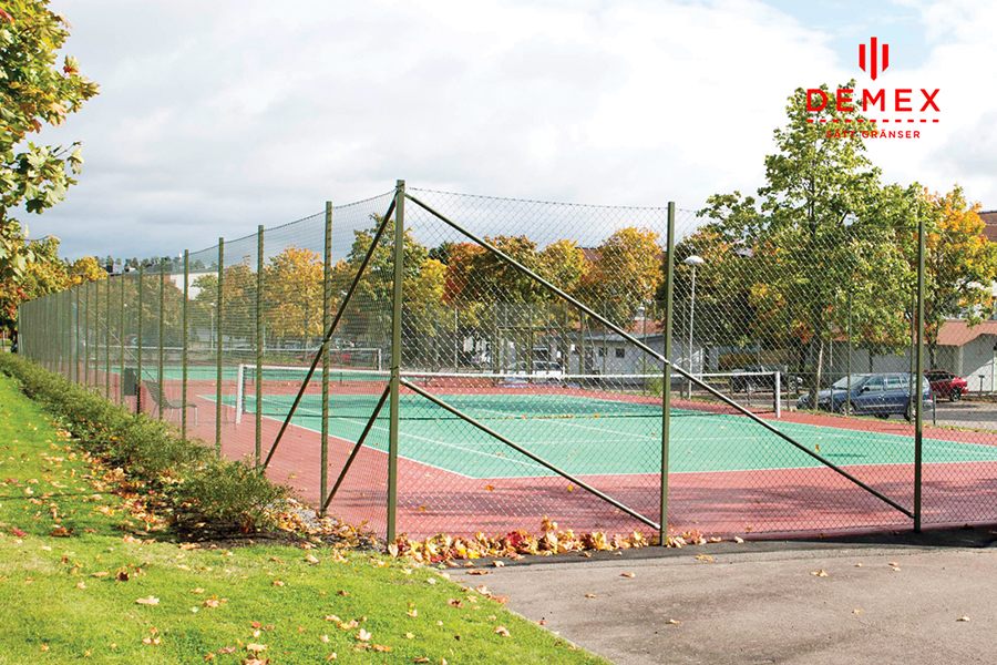 DE-FENCE TENNISBANESTÄNGSEL