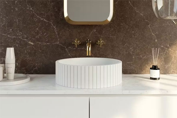 Det nya runda handfatet i Silestone som kommer att revolutionera ditt badrum