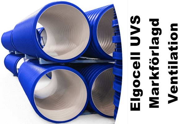 Elgocell UVS för markförlagd ventilation