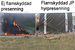 Flamskyddade hyrpresenningar