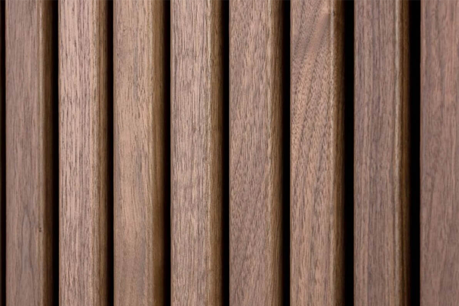 Amerikansk Valnöt - Fanerad akustikpanel