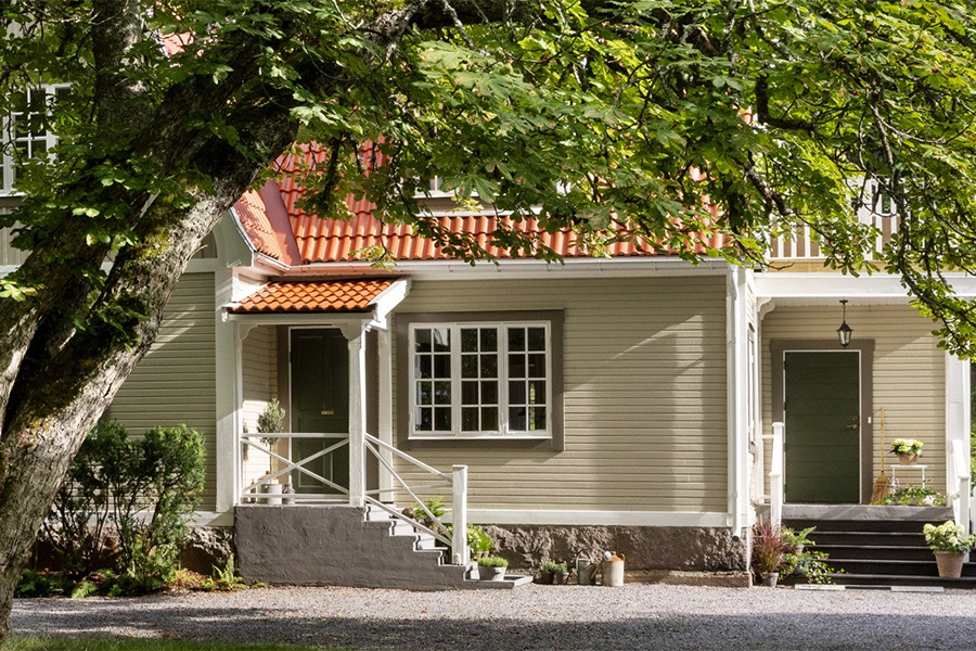 Måla om utomhus