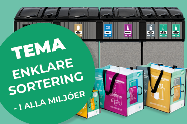 Källsortering för alla miljöer