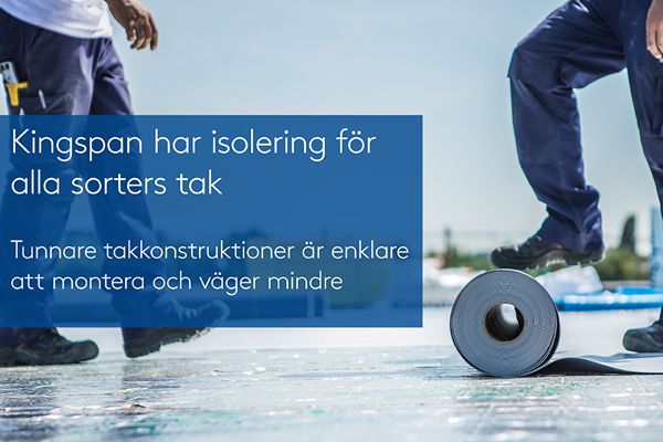 Kingspan har isolering för alla sorters tak