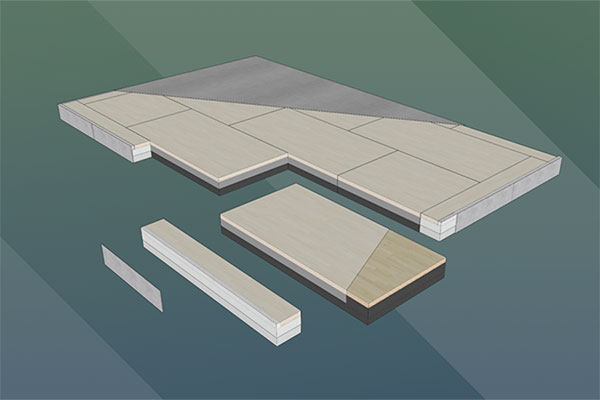 Klaragrunden Standardblock