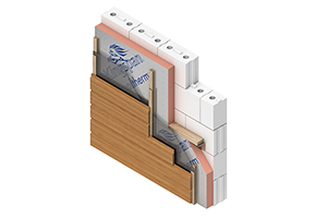 Kooltherm nu även tillsammans med träfasader
