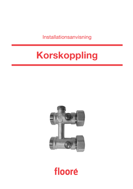 Korskoppling - Installation