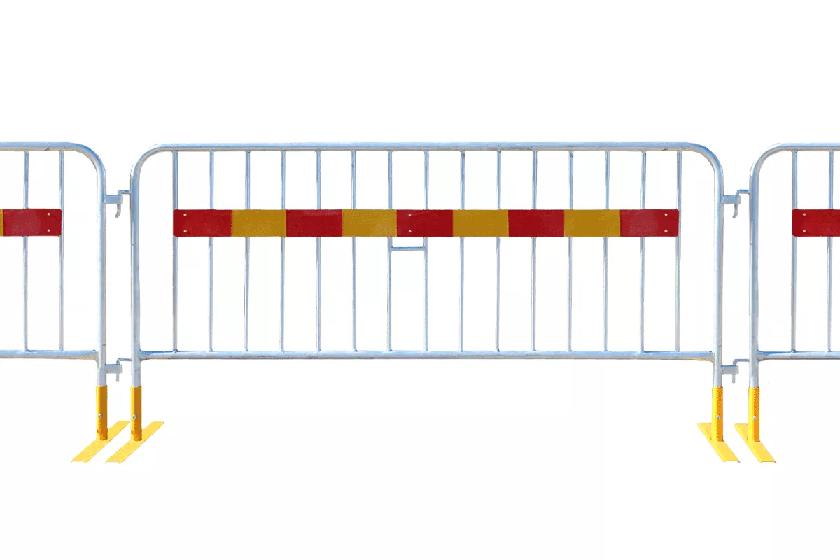 Kravallstaket Strong VFZ med platt fot och reflex