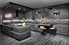 Laser black concrete