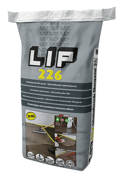 LIP 226 Fiber, självnivellerande avjämningsmassa