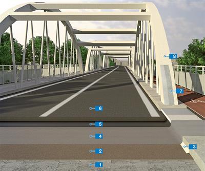 Mapefloor I 914: Försegling med epoxi på broar